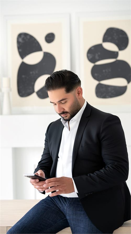 Ali Mosadeq at work